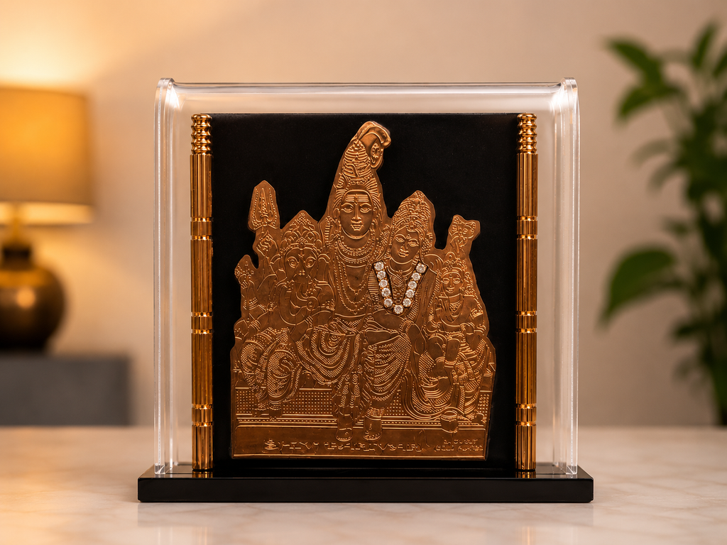 Shiv Parivar Decorative Plaque | Spiritual | Home & Car Décor