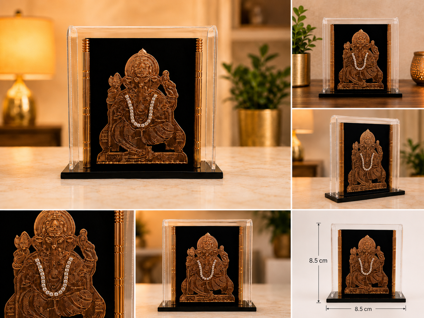 Lord Ganesha Decorative Plaque | Spiritual | Home & Car Décor