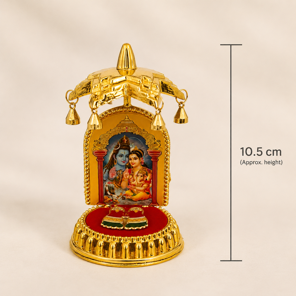 Shiv Parivar Mini Mandir Display | Spiritual | Home & Car Décor