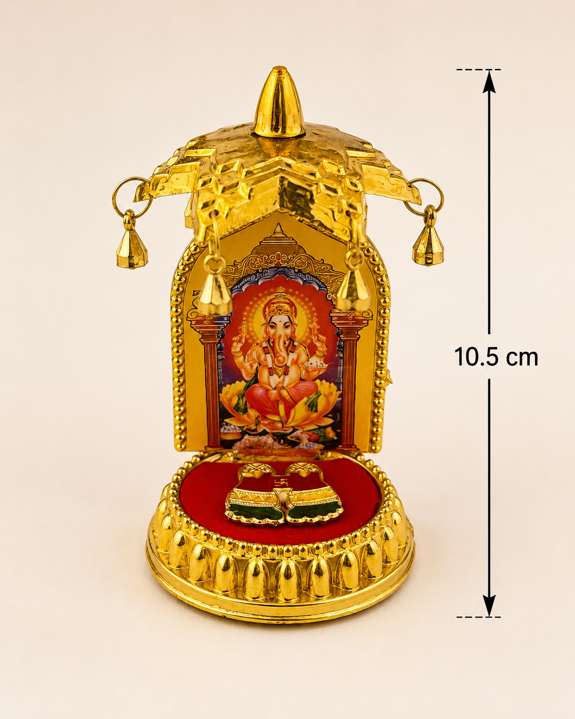 Lord Ganesha Mini Mandir Display | Spiritual | Home & Car Décor
