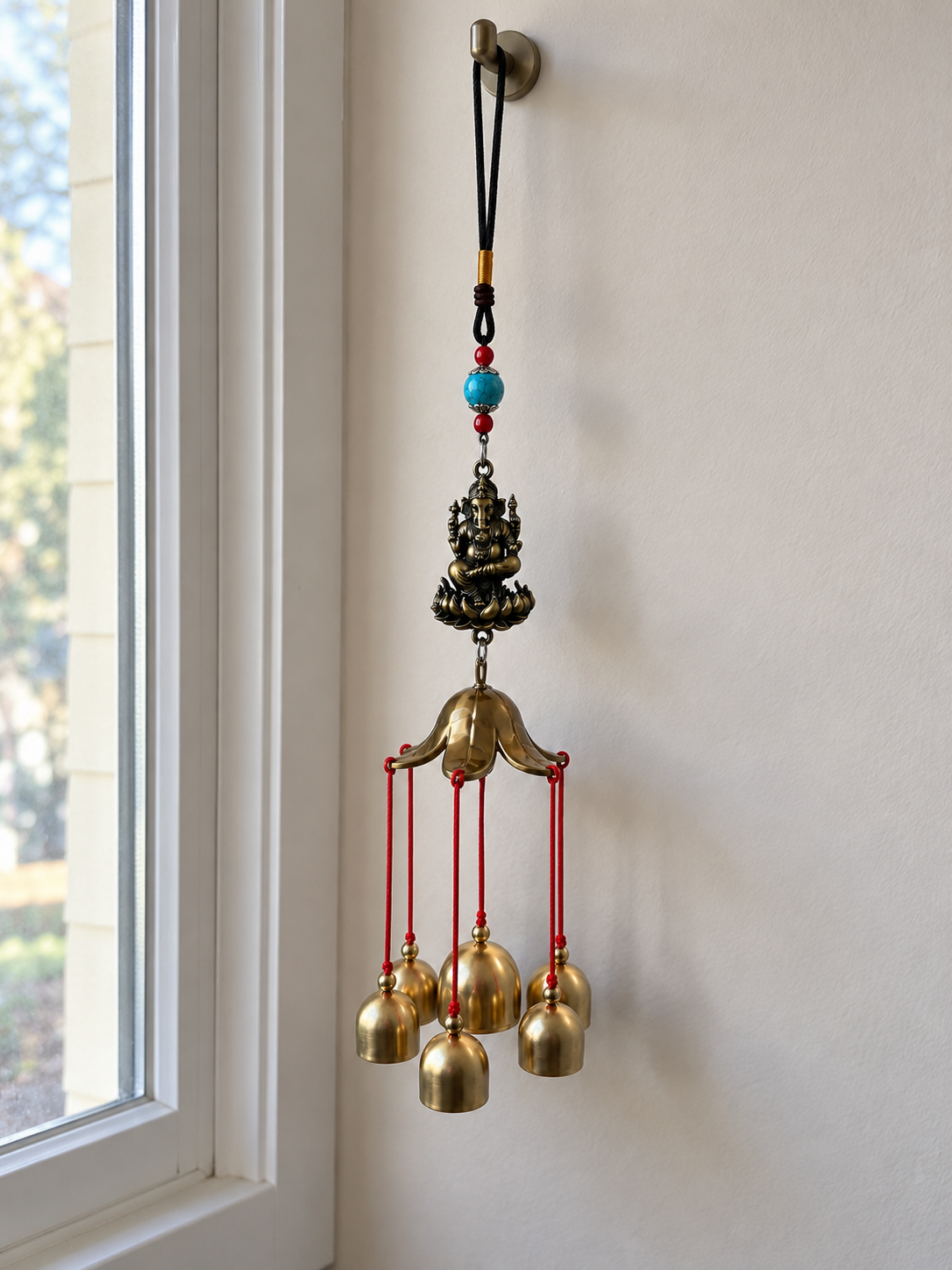 Ganesh Hanging Bell Ornament