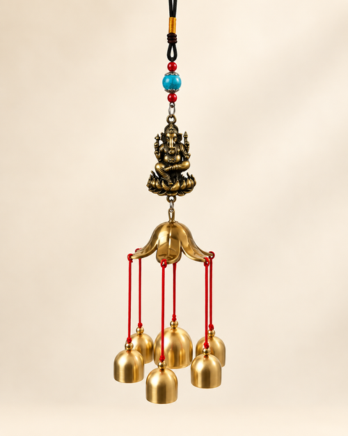 Ganesh Hanging Bell Ornament