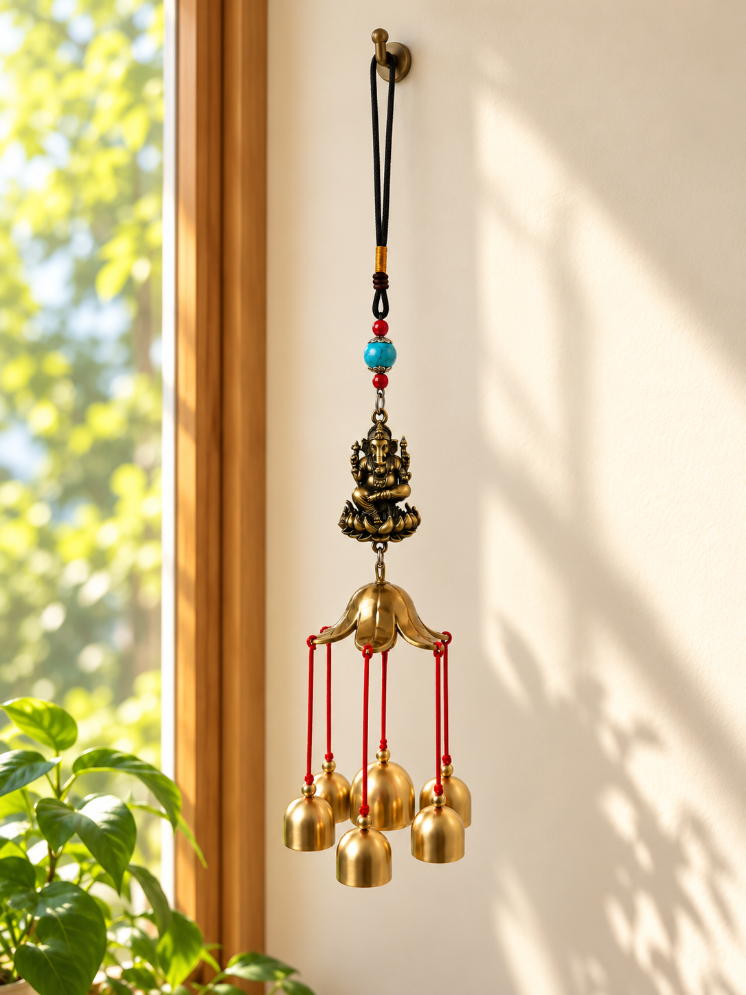 Ganesh Hanging Bell Ornament
